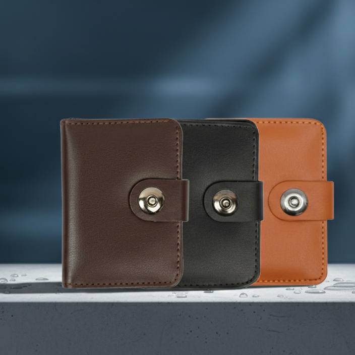 Men's Premium Leather Wallet - Pack of 3