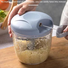 Eotia Hand Cutter 500ML – Manual Vegetable Chopper, Onion & Garlic Cutter for Fast Kitchen Cooking