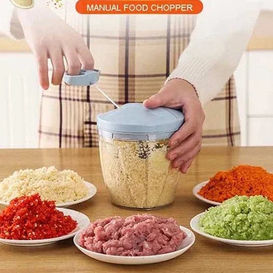 Eotia Hand Cutter 500ML – Manual Vegetable Chopper, Onion & Garlic Cutter for Fast Kitchen Cooking