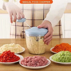 Eotia Hand Cutter 500ML – Manual Vegetable Chopper, Onion & Garlic Cutter for Fast Kitchen Cooking