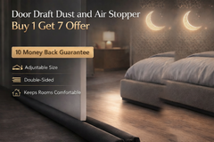 Pack of 7 Door Draft Dust and Air Stopper
