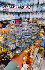 𝐋𝐮𝐱𝐮𝐫𝐲 𝟔-𝐇𝐨𝐥𝐞 𝐆𝐥𝐚𝐬𝐬 𝐒𝐞𝐫𝐯𝐢𝐧𝐠 𝐓𝐫𝐚𝐲